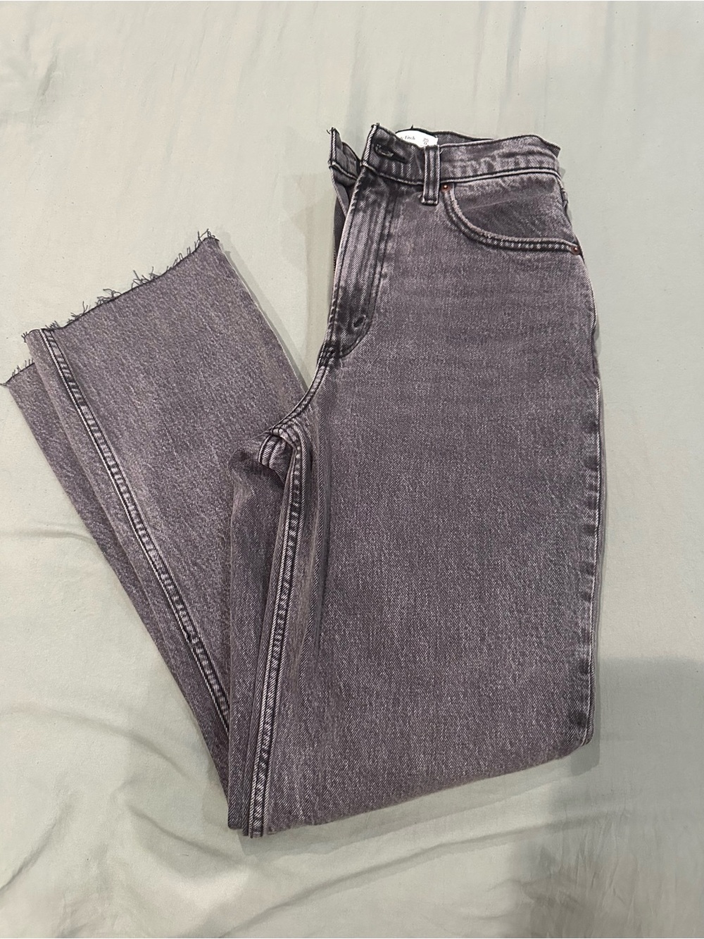 Abercrombie & Fitch The 90s Straight-Leg Jeans Ultra High Rise Curve Love Jeans
